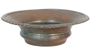 Syrian Hammered Copper Bowl
