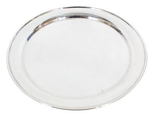 Sterling Silver Serving Plate, 10 OZT