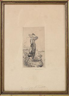 Winslow Homer (1836-1910) American, Etching