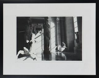 Museum Interior, Signed AP, D. McDonnell