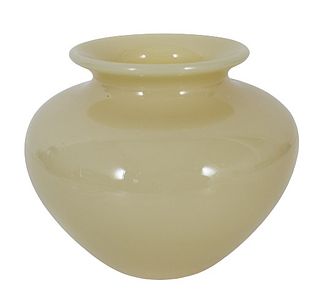 A Steuben Ivory-Colored Vase