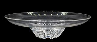 Signed Steuben Glass Footed Bowl