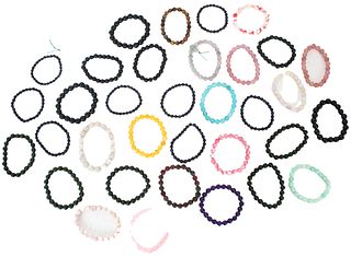 (25) Costume Beaded Bracelets