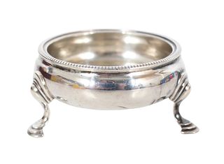 Small Silver Footed Tea Light Holder