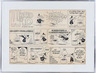 Wizard of ID Sunday Comic Strip, Parker&Hart 1987