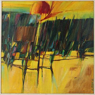 Willi Baum 1962 Abstract "El Corral"