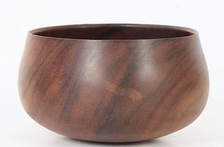 Signed Hawaiian Koa Wood Bowl