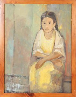 Portrait of a Young Mexican Girl