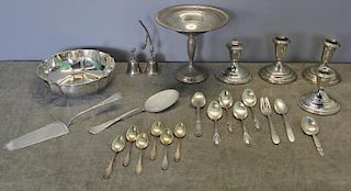 STERLING. Grouping of Miscellaneous Silver.
