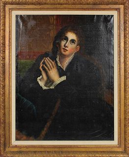 European Religious Painting, Oil on Canvas