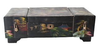 Antique Chinese Musical Chest w Drawers