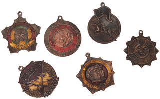 (6) Chinese Metal Pendants