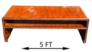 Red Wood Coffee Table