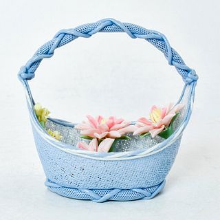 Blue Oval Basket 1001626 - Lladro Porcelain Figurine