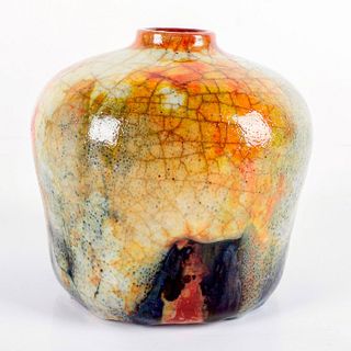 Royal Doulton Art Pottery Vase in Chang Flambe Glaze