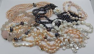 JEWELRY. Miscellaneous Pearl Grouping.