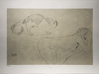 Gustav Klimt (After) - Untitled Study (XXXIV)