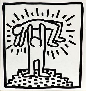 Keith Haring - Untitled (Holding Up)