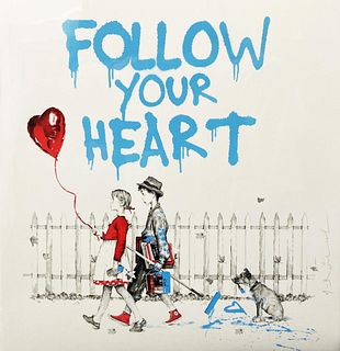 Mr. Brainwash - Follow Your Heart (Blue)