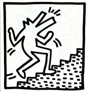 Keith Haring - Untitled (Up the Steps)