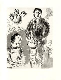 Marc Chagall - Le peintre et son modele