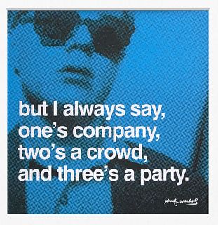 Andy Warhol (After) - But I Always Say
