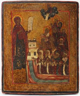 Unknown Artist - Russian Icon of Bogolyubsky
