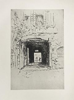 James McNeill Whistler (After) - Doorway and Vine