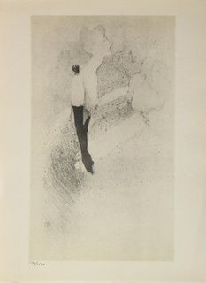 Henri Toulouse Lautrec (After) - Yvette Guilbert IV