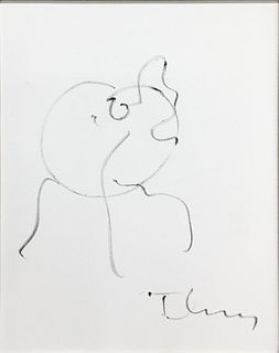 Itzchak Tarkay - Original Oil - Untitled Figure VI