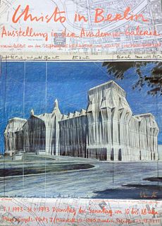 Christo - Wrapped Reichstag Project for Berlin IX