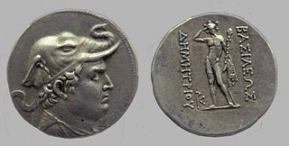 Greek Silver AR Tetradrachm, Demetrios I