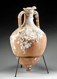 Sea-Encrusted Roman Pottery Transport Amphora, ex-Kirk Douglas