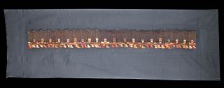 Impressive Proto Nazca Textile Fringe w/ Munecas