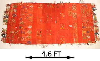Early Tribal Ethnographic Woven Wool Textile
