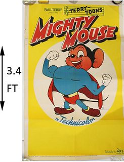 MIGHTY MOUSE original POSTER from 1943