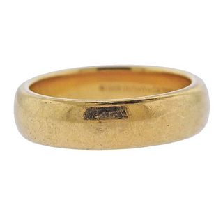 Tiffany &amp; Co 18k Gold Wedding Band Ring