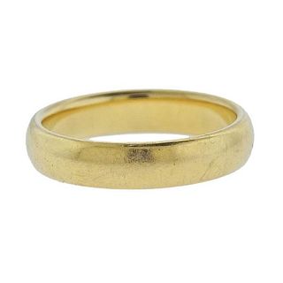 Tiffany &amp; Co 18k Gold Wedding Band Ring