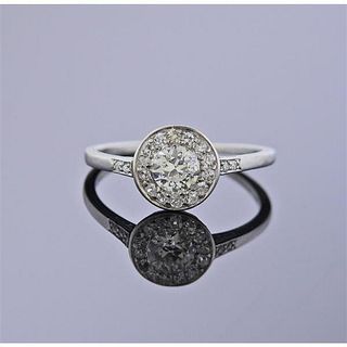 Antique 18k Gold Diamond Engagement Ring
