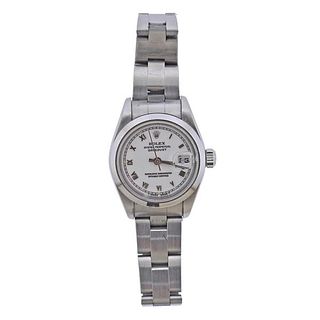 Rolex Datejust White Dial Steel Lady&#39;s Watch 79160