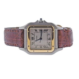 Cartier Panthere 18k Gold Steel Watch 1100