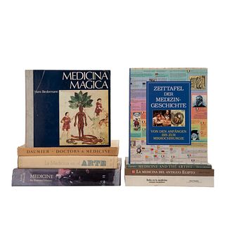 Libros sobre Medicina.Medicine an Illustrated History / La Medicina en el Arte / Medicine and the Artist. Piezas: 8.
