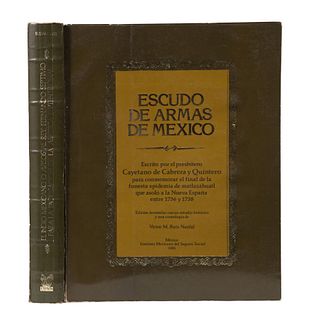 Escudo de Armas / El Indio Mexicano. México: IMSS, 1981. Ediciónes de 2,000 ejemplares. Piezas: 2.