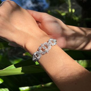 Platinum Art Deco Diamond BraceletÂ 