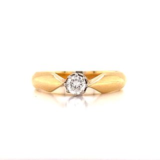 Edwardian 18k Diamond Engagement RingÂ 