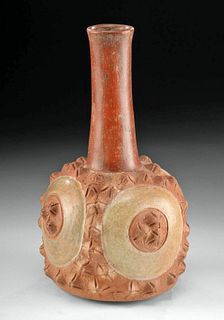 Chavin Pottery Vessel, Abstract Form w/ Nodules
