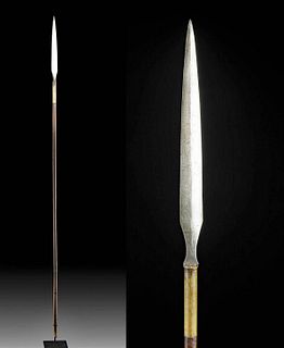 19th C. Filipino Moro Sibat Spear, Budiak Style