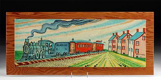 Jack Savitsky Painting - Reading Railroad (1966)