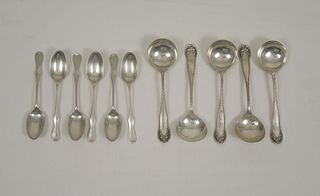 (2) Sets of Sterling Silver Small Spoons.