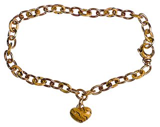 SOHO 18k Yellow Gold and Enamel Necklace